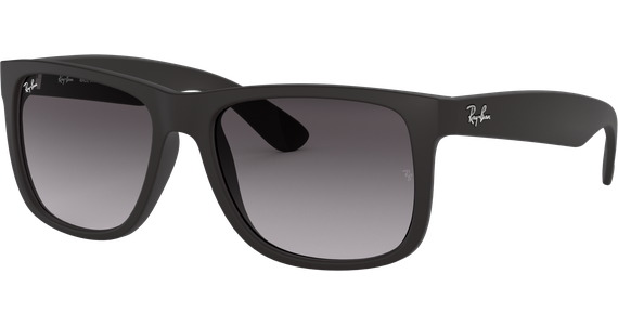 Ray-Ban RB4165 Justin Classic Matt Schwarz / Verlauf Grau 601/8G 54 Sonnenbrille Herren - Ansicht 2