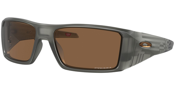 Oakley Heliostat OO9231 923116 - Sonnenbrille Herren - Fassung: Transparent, Kunststoff, Rechteck - Glasfarbe: Prizm Bronze - Ansicht 2