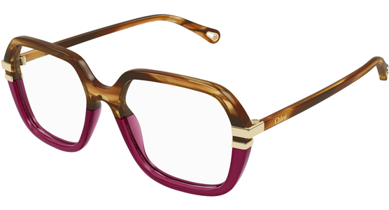 Chloé CH0205O Havanna/Pink Brille - Ansicht 2