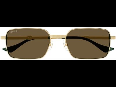 Gucci Sonnenbrille Herren Gucci GG1495S 56 Gold Ansicht 2
