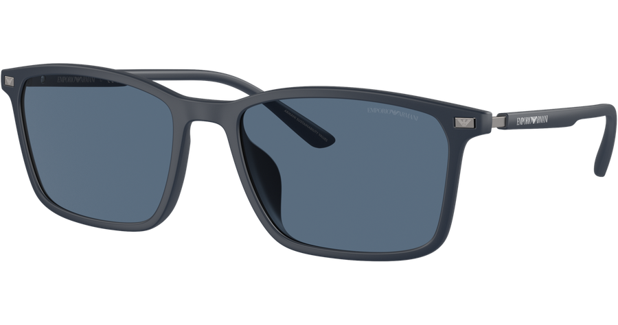 Emporio Armani EA4223U 508880 - Sonnenbrille Herren - Fassung: Blau, Kunststoff, Rechteck - Glasfarbe: Blau