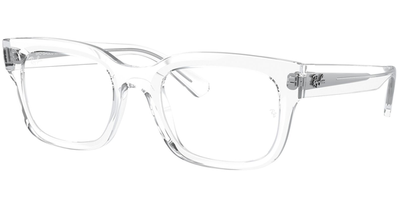 Ray-Ban Brille Chad 0RX7217 8321, Glänzendes Transparent - LARGE - Ansicht 2