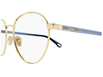 Chloé Brille Damen Chloé CH0269O 53 Gold Ansicht 3