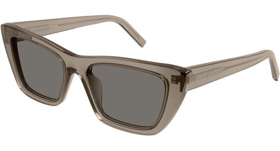 Saint Laurent SL 276 MICA - 045 Braun/Hellgrau - Größe M Damen-Sonnenbrille - Ansicht 2