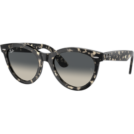 Ray-Ban Wayfarer Way RB2241 133371 - Sonnenbrille Unisex - Fassung: Havanna, Kunststoff, Oval - Glasfarbe: Grau
