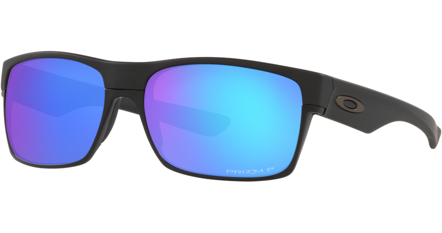 Oakley Twoface OO9189 918946 - Sonnenbrille Herren - Fassung: Schwarz, Kunststoff, Eckig - Glasfarbe: Blau