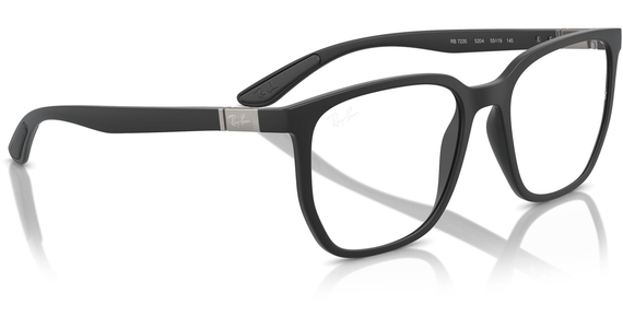 Ray-Ban RX7235 5204, Schwarz matt - XLARGE - Ansicht 5