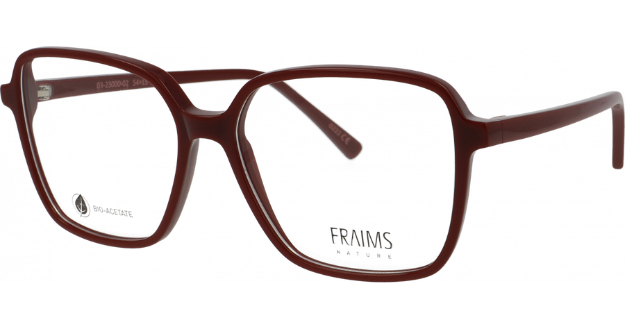 FRAIMS NATURE 03-23000-02 Rose, Bordeaux glänzend Brille
