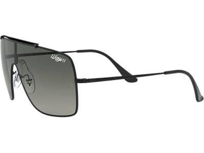 Ray-Ban Wings II RB3697 002/11 Schwarz/Grau - Ansicht 2