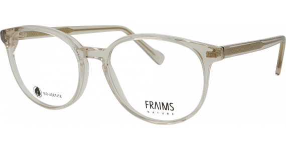 FRAIMS NATURE Brille 03-31120-04 Erika, transparent beige glänzend - Ansicht 2