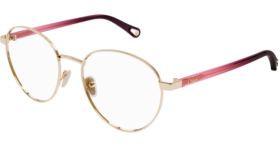 Chloé Brille Damen Chloé CH0269O 53 Gold Ansicht 1