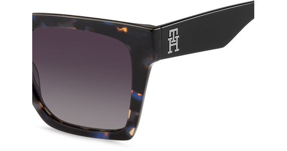 Tommy Hilfiger TH 2100/S 53 Blau Havanna - Ansicht 5