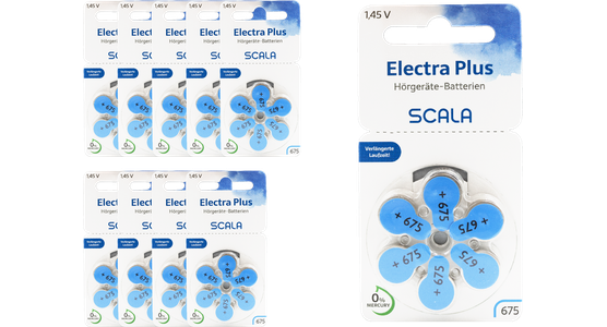 Scala Hörgerätebatterien Electra plus 675 (120 Stk.) - Ansicht 4
