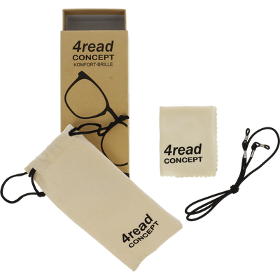  4read CONCEPT Berlin Schwarz 2,5 Dioptrien  Ansicht 4
