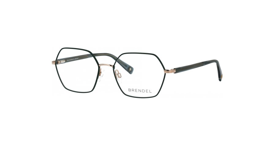 Brendel 902435 54 40 Quadratisch Brille Damen Grün, Metall