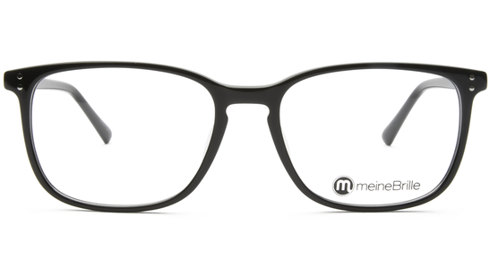 meineBrille 04-12000-02, Schwarz Front - Ansicht 3