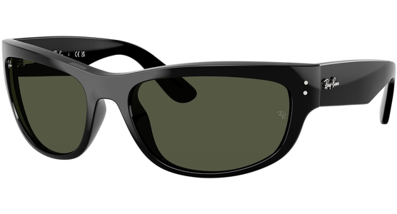 Ray-Ban Mega Balorama RB2289 901/31 - Sonnenbrille Unisex - Fassung: Schwarz, Kunststoff, Eckig - Ansicht 2