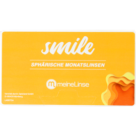 meineLinse smile sphärische Monatslinsen 6er Kontaktlinsen