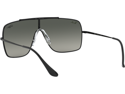 Ray-Ban Wings II RB3697 002/11 Schwarz/Grau - Ansicht 5