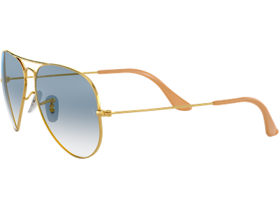 Ray-Ban Aviator Gradient RB3025 001/3F Gold/Blau 58 - MEDIUM - Ansicht 2