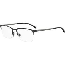 HUGO 1187 - Halbrand Brille Herren - Fassung: Schwarz, Metall
