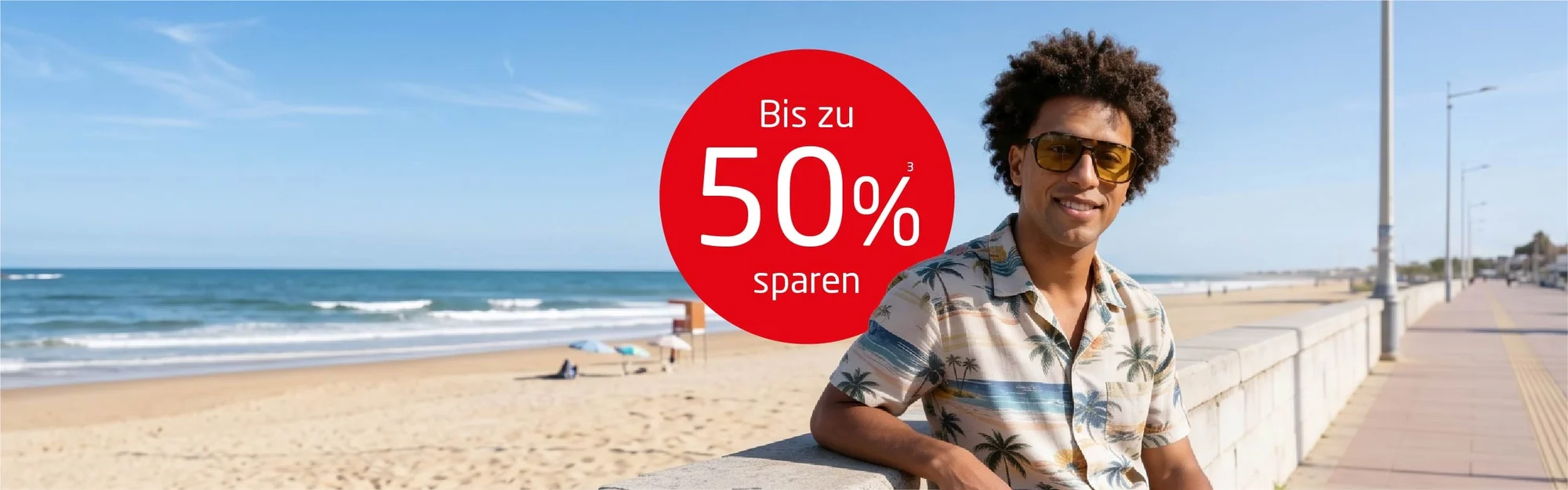 Summer-Sale bis zu 50% auf ausgewählte Sonnenbrillen
