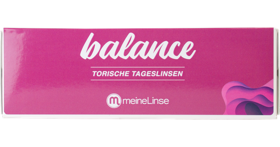 meineLinse balance torische Tageslinsen 30er Kontaktlinsen