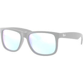 Ray-Ban RB4165 Justin Classic 622/55 Matt Schwarz Sonnenbrille Herren blaues Glas