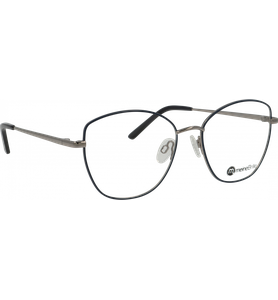 meineBrille 04-40110-03, Dunkelblau/Silber glänzend - Ansicht 3