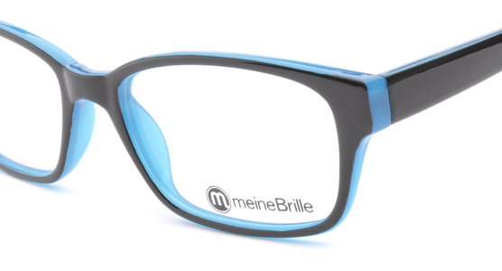 meineBrille 04-69170-02, Schwarz/Blau nah - Ansicht 4