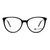meineBrille 04-06000-01, Schwarz Front
