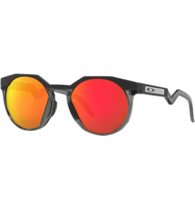 Oakley Hstn OO9242 924202 - Sonnenbrille Herren - Fassung: Grau, Kunststoff, Irregulär - Glasfarbe: Rot - Ansicht 2