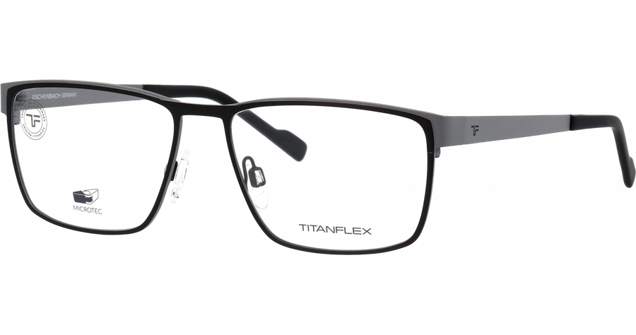 Titanflex Brille 820962 55 30 Herren Grau Metall
