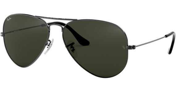 Ray-Ban Aviator Classic RB3025 W0879 Grau/Grau 58 - MEDIUM Sonnenbrille - Ansicht 2