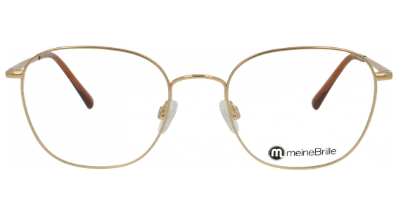 meineBrille 04-20180-02 Gold matt Frontansicht - Ansicht 3