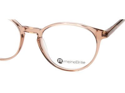 meineBrille 04-12070-02, Nude transparent glänzend Nah