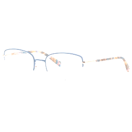 Brendel 902418 52 70 Brille Damen Halbrand Blau Metall