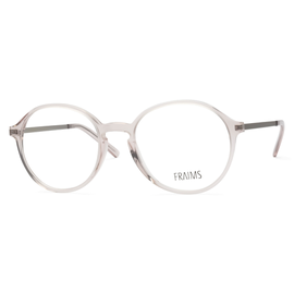 Runde Brille FRAIMS 03-07020-01 Alex Hell Beige Gun matt