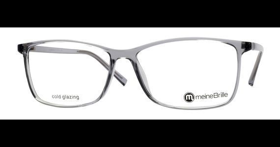 meineBrille 04-69020-03, Grau Kunststoff Brille - Ansicht 2