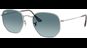 Ray-Ban RB3548N 003/3M Hexagonal Flat Lenses 