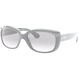 Ray-Ban RB4101 Jackie Ohh Glänzend Schwarz / Verlauf Grau 601/T3 58 Sonnenbrille Damen