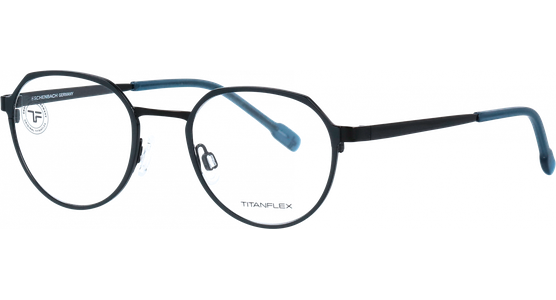Titanflex Kids 830123 44 10 -Kinderbrille - Fassung: Schwarz, Metall - Ansicht 2
