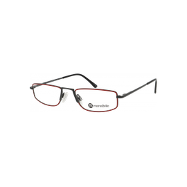 meineBrille 04-20210-01 Dunkelgrau Rot glänzend Frontansicht