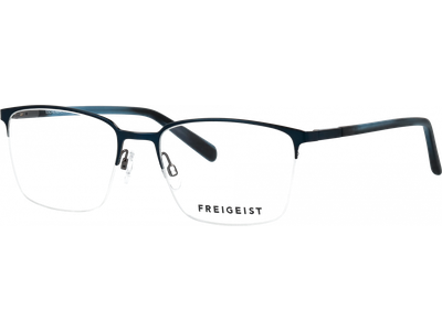 Freigeist 862055 57 70 - Halbrand Brille Herren - Fassung: Blau, Metall