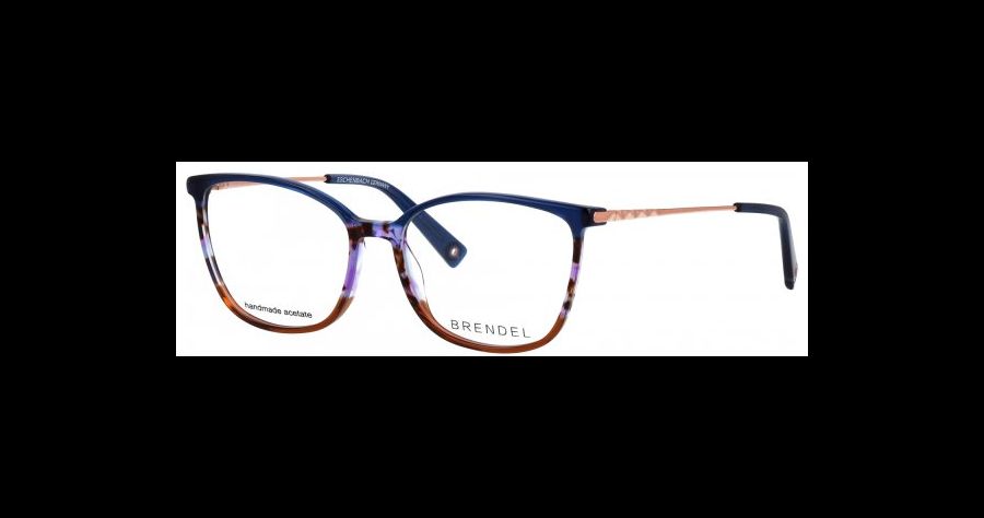 Brendel Brille 903137 54 67 Schmetterling Rahmenfarbe Blau, Braun, Lila, Gold