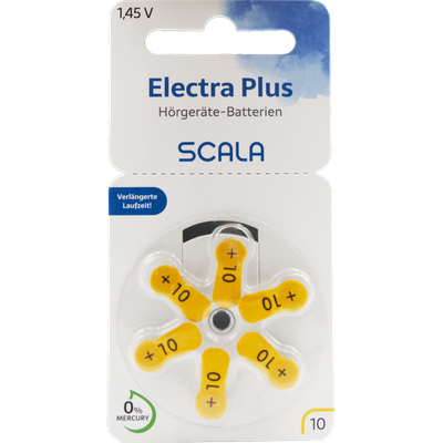 Scala Hörgerätebatterien Electra plus 10 (60 Stk.)
