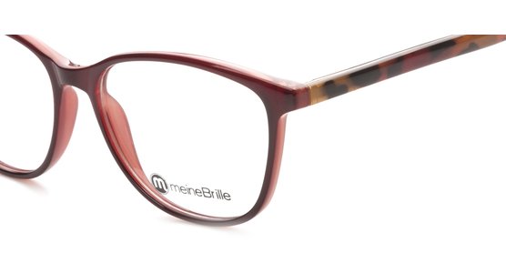 meineBrille 04-96050-01, Weinrot/Rot Havanna - Ansicht 4