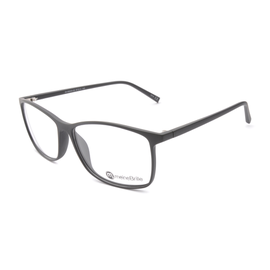 meineBrille 04-69020-02, Schwarz Matt Kunststoff Brille
