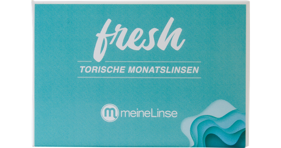 meineLinse fresh torische Monatslinsen 6er Kontaktlinsen