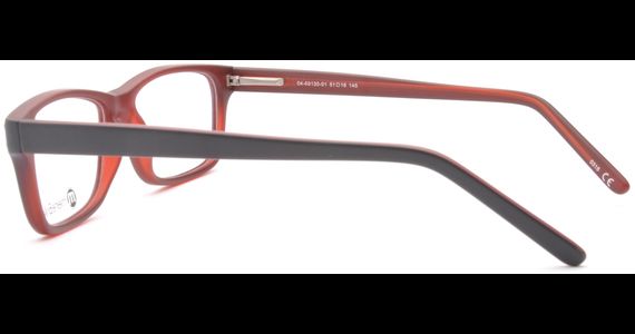 meineBrille 04-69130-01, Marine Blau/Rot Matt seite - Ansicht 5